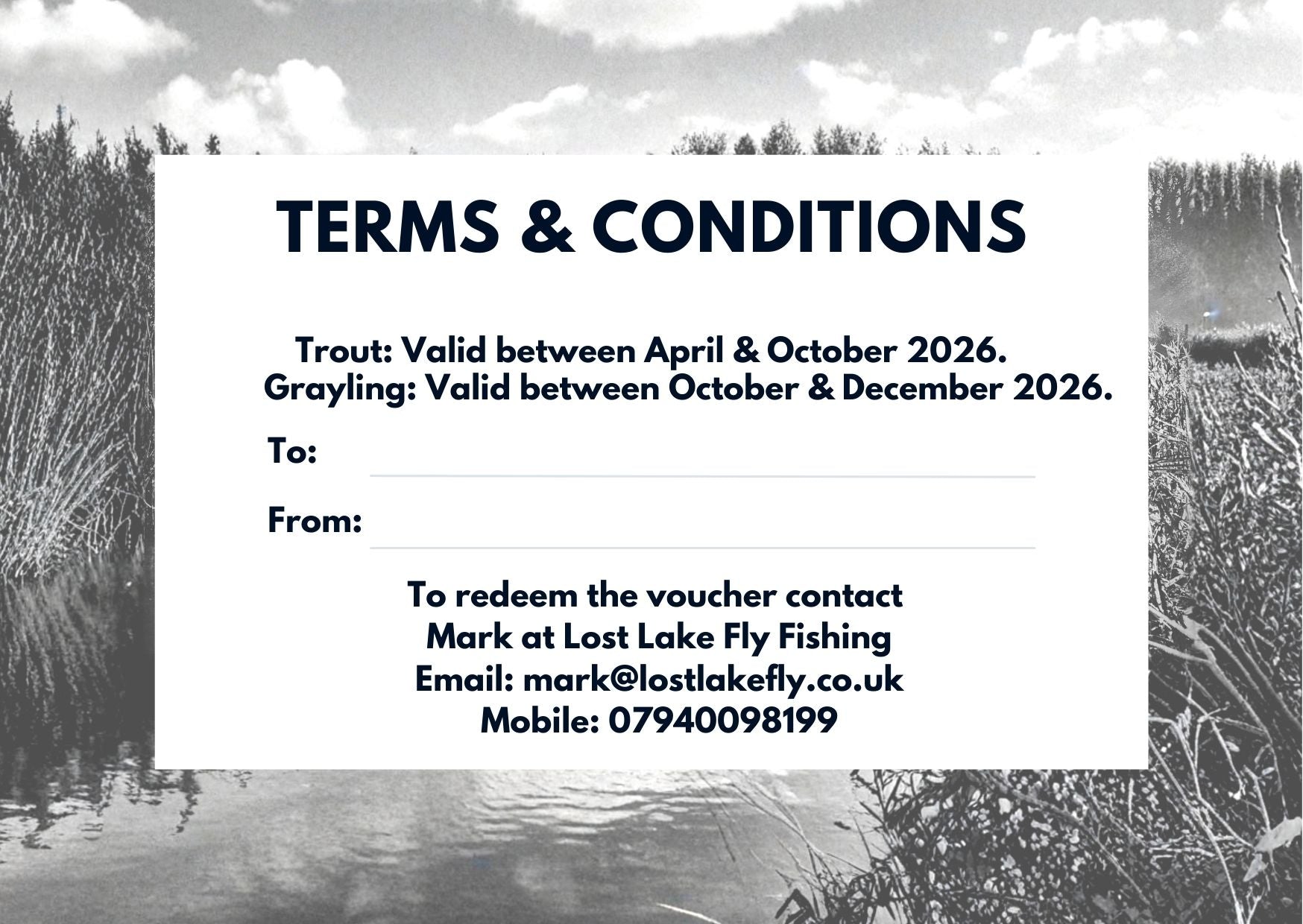 Lost Lake Fly Fishing Gift Card