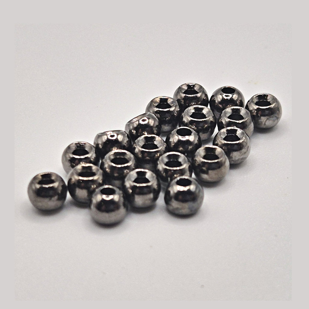 Tungsten Beads - Gun Metal Counter Sunk